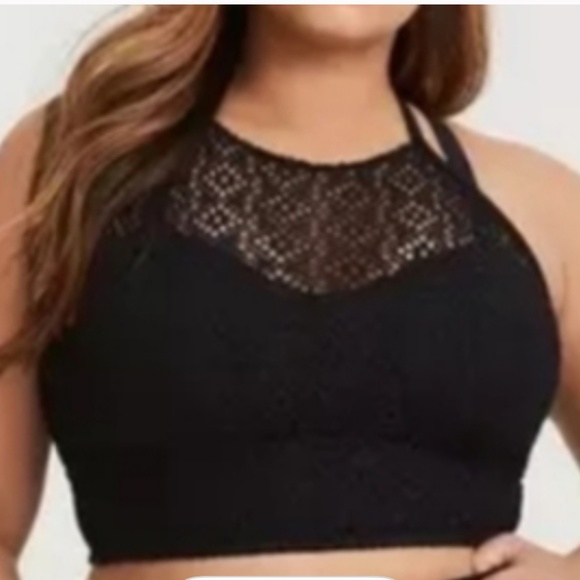 Torrid Crochet swim Top size 3 - Picture 1 of 7